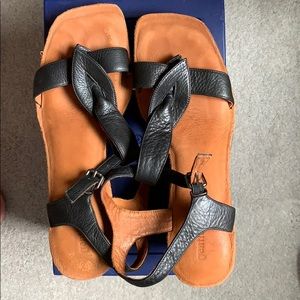 Gentle souls wedge sandals.